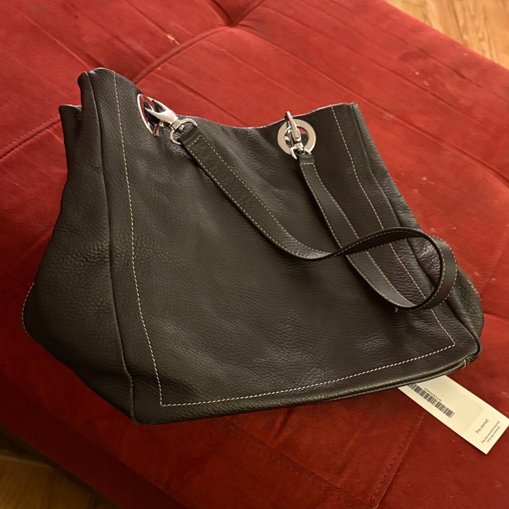 Gianni chiarini Elegant Black Leather Tote Bag